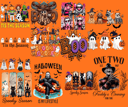 Bundle 120 Graphismes Halloween & Spooky Season HD