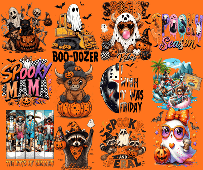 Bundle 120 Graphismes Halloween & Spooky Season HD