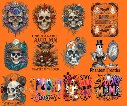 Bundle 120 Graphismes Halloween & Spooky Season HD