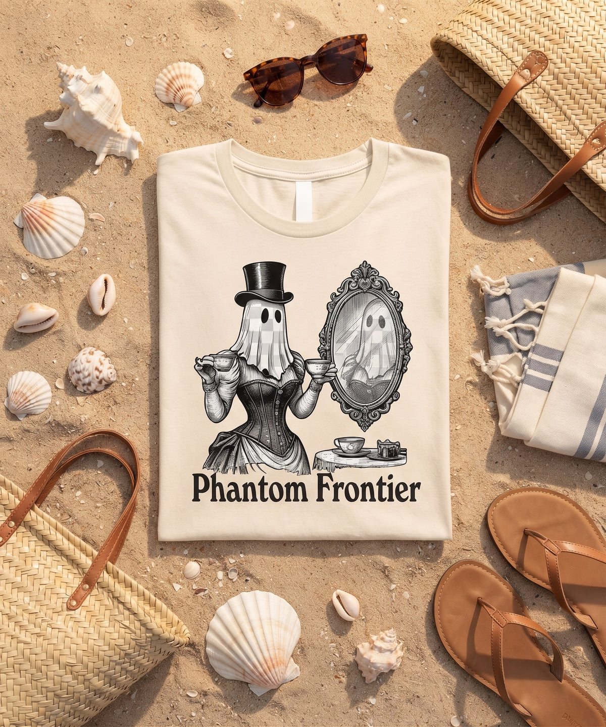 Ghost Western PNG Bundle - 10 Spooky Country & Cowgirl Ghost Designs for Sublimation & T-Shirts